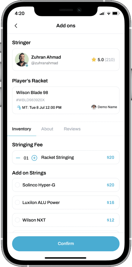 Stringers feature — job queue and inventory dashboard